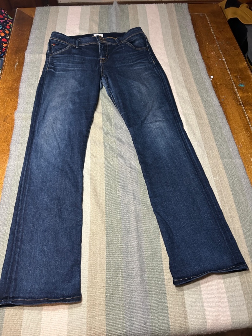 Hudson Jeans Dark Indigo Beth Petite Baby Boot Denim Jeans size 31
